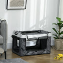 PawHut Foldable Pet Stroller w/ Detachable Carrier, Soft Padding