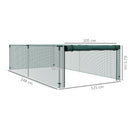 Outsunny 8' x 4' Plant Protection Tent Crop Cage with Door, Green