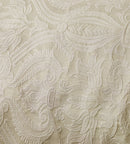 Mafalda - Cotton Rich Jacquard Bedspread in Cream