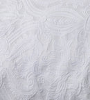 Mafalda - Cotton Rich Jacquard Bedspread in White