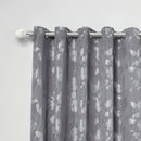 Marble - Extendable Curtain Pole with pair of end finials in Brushed Silver
