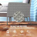 Outsunny 6 Pieces Rattan Garden Furniture Sofa Set, Grey