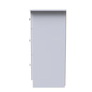 Monroe Ready Assembled Chest Of Drawers with 3 Drawers - White Matt / White