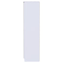Monroe Ready Assembled Wardrobe with 2 Doors and Mirror - White Matt / White