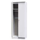 Monroe Ready Assembled 3 Piece Bedroom Furniture Set - White Matt / White