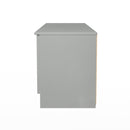 Milan 2 Door 2 Drawer Superwide TV Unit in Dusk Grey - Ready Assembled