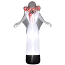 Outsunny 8.9FT Tall Halloween Inflatable Three-Head Witch Ghost Decoration