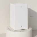 HOMCOM 91L Freestanding Under Counter Fridge with Lock