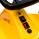 AIYAPLAY 6V Electric Go Kart w/ Music, Light, Horn, for 3-5 Years, Yellow