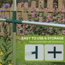 Outsunny Fruit Cage, Plant Protection Tent, 1.2 x 3.6 x 1.9m