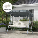 Outsunny Outdoor Back And Seat Cushion With Pillows, No Swing