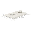 Outsunny Outdoor Back And Seat Cushion With Pillows, No Swing