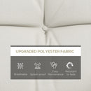 Outsunny Outdoor Back And Seat Cushion With Pillows, No Swing