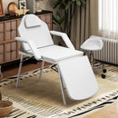 HOMCOM 3 Section Adjustable Massage Table, Beauty Bed for Spa, Lash,