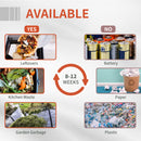 Outsunny 160L Outdoor Tumbling Compost Bin with Dual Chamber