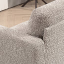 HOMCOM 138 cm Chenille Fabric Loveseat Sofa with S-springs