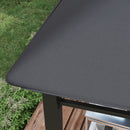 Outsunny 3x3(m) Outdoor Patio Gazebo Pavilion Canopy Tent Steel Frame Grey