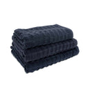 Lewis's Chunky Waffle Towel Range - Navy Blue