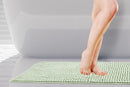 Noodle Soft Touch Non-Slip Bathroom Rug in Sage Green