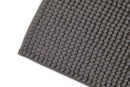 Noodle Soft Touch Non-Slip Bathroom Rug in Graphite