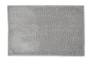 Noodle Soft Touch Non-Slip Bathroom Rug in Silver