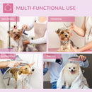PawHut Foldable Dog Grooming Table Adjustable Arm 81x49x80 cm