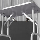 PawHut Foldable Dog Grooming Table Adjustable Arm 81x49x80 cm