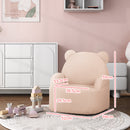 AIYAPLAY Kids Armchair, Bear Shaped Toddler Chair for Bedroom - Pink