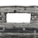 Outsunny Outdoor Rattan Dining Set 11 Piece - Grey