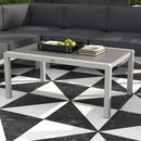 Outsunny 5 PCs Garden Sofa Set w/ Cushions, Aluminium Furniture Sets, Grey