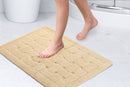 Orkney - Crosshatch Bath mat in Cream