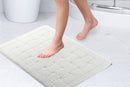Orkney - Crosshatch Bath mat in White