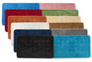 Orkney - Crosshatch Bath mat in Bordeaux