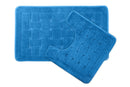 Orkney - Crosshatch 2 Pc Bath Set in Blue