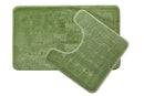 Orkney - Crosshatch 2 Pc Bath Set in Sage Green