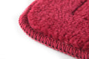 Orkney - Crosshatch Bath mat in Bordeaux