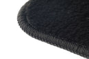 Orkney - Crosshatch Bath mat in Black