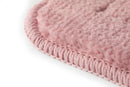 Orkney - Crosshatch Bath mat in Blush Pink
