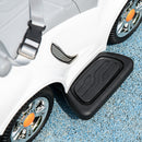 AIYAPLAY 3 in 1 Ride on Push Car, Cartoon Robot Foot to Floor Slider - White