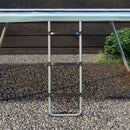 SPORTNOW 2 Steps/3 Steps Galvanised Steel Trampoline Ladder Climbing