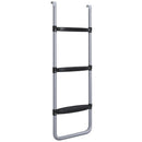 SPORTNOW 2 Steps/3 Steps Galvanised Steel Trampoline Ladder Climbing