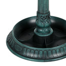 Outsunny 81cm Tall Bird Bath with 2 Decorative Birds for Garden