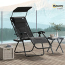 Outsunny Zero Gravity Lounger Chair, Folding Reclining Chair