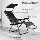 Outsunny Zero Gravity Lounger Chair, Folding Reclining Chair