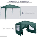 Outsunny  Gazebo 3m x 3m Green