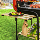 Outsunny Charcoal Barbecue Grill Portable BBQ With Lockable Lid, Vent