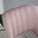 Vinsetto Mid-Back Swivel Home Office Chair Scallop Computer Chair