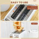 HOMCOM 1.7L Electric Fast Boil Kettle and 2 Slice Toaster Set