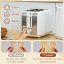 HOMCOM 1.7L Electric Fast Boil Kettle and 2 Slice Toaster Set
