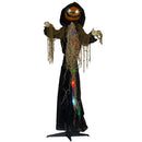 HOMCOM Straw Pumpkin Halloween Prop for Indoor Outdoor Decoration